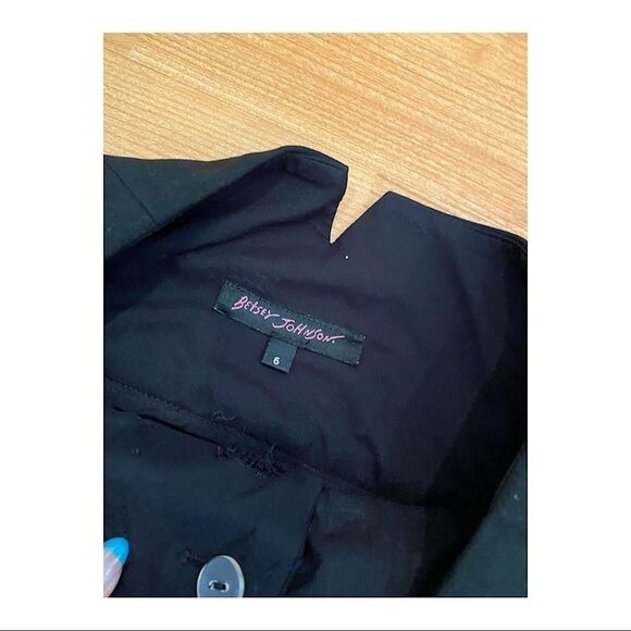 Betsey Johnson High Waist Wide Leg Pants Size 6 - Picture 5 of 10